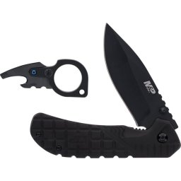 Smith & Wesson nůž zavírací SWP1188459 a otvírák ČERNÝ