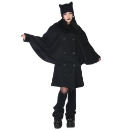 kabát dámský ROCKABELLA - JOILETTE - BLACK - POI1245