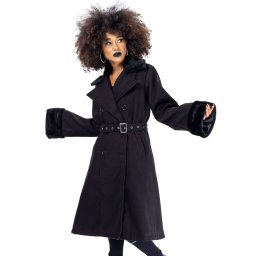 kabát dámský ROCKABELLA - NESTA - BLACK - POI1251