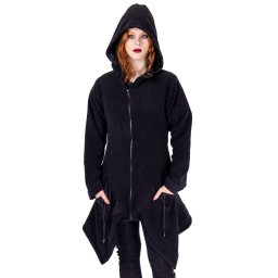 kabát dámský VIXXSIN - NIGHTFALL - BLACK - POI1252