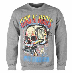 mikina pánská Guns N' Roses - Appetite For Destruction Skull Painting - Grey - 13395800