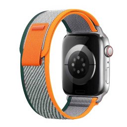 iMore Řemínek Trailový tah Apple Watch Series 3/2/1 (38mm) - oranžová-zelená