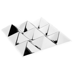 Verpan designové nástěnné dekorace Mirror Sculptures 9 Pyramids