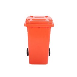 Max D120R Popelnice 120 L červená s kolečky