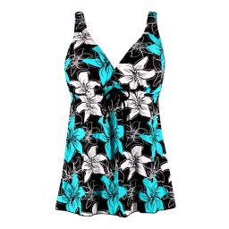 Summer tankiny pro plnoštíhlé S136-20 L petrolejová
