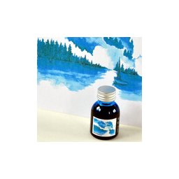 Inkebara LE Modrá mlžná lahvičkový inkoust 60 ml