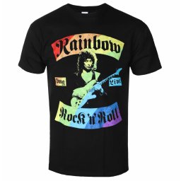tričko pánské RAINBOW - LONG LIVE RNR RAINBOW - BLACK - PLASTIC HEAD - PHD13007