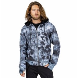 mikina pánská HEARTLESS - EVEREST - GREY TIE DYE - POI1274