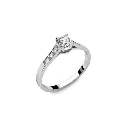 Zásnubní prsten s diamanty 0,210 ct LRBR015