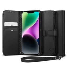 Pouzdro Spigen Wallet S Apple iPhone 14 - Černé