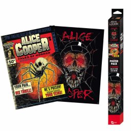 plakát (set 2ks) ALICE COOPER - Tales of Horror/Skull - GBYDCO306