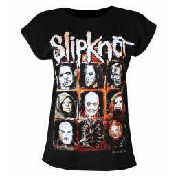 tričko dámské Slipknot - The End So Far Group Squares - Black - 14334200