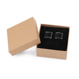 Manžetové knoflíky v dárkové krabičce, barva 2 černá