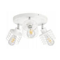 Berge Kulaté stropní svítidlo - 3xE27 - SPRING WHITE PB0011-3XKB004