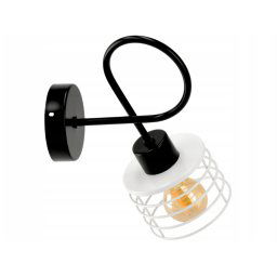 Berge LED nástěnné svítidlo LOFT - 1xE27 - SPRING WHITE LK0005-KB004