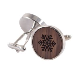 Gaira® Dřevěné manžetové knoflíčky 709116