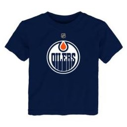 Hokejové tričko NHL Primary Logo SS Tee - Edmonton Oilers Youth XL = výška postavy 175-185cm, obvod hrudníku 92cm, hubenější postava