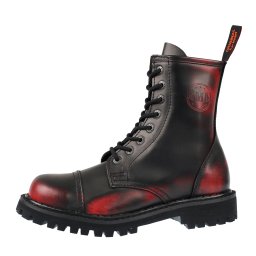 boty KMM - 8dírkové - Black/Red - A74491_281