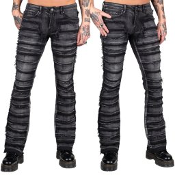 kalhoty pánské (jeans) WORNSTAR - Bandage - Vintage Black - WSGP-BANDK-v