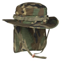 Klobouk JUNGLE s límcem rip-stop WOODLAND vel. M
