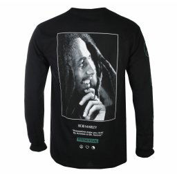tričko pánské s dlouhým rukávem PRIMITIVE x BOB MARLEY - Life Forever - black - papfa2285-blk