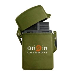 Origin Outdoors zapalovač STORM tryskový vodotěsný ZELENÝ