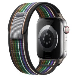 iMore Řemínek Trailový tah Apple Watch Series 6/5/4 a SE (40mm) - černá duha