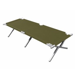 basic NATURE lůžko polní model US CAMP skládací 600D včetně vaku ZELENÉ
