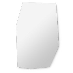Ferm Living designové zrcadla Shard Mirror (76 x 50 cm)
