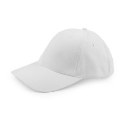 Bavlněná kšiltovka unisex vhodná k dozdobení, barva 1 bílá