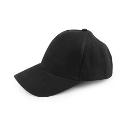 Bavlněná kšiltovka unisex vhodná k dozdobení, barva 6 černá