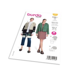 Střih Burda 5931 - Rovný kabát, sako, oversized