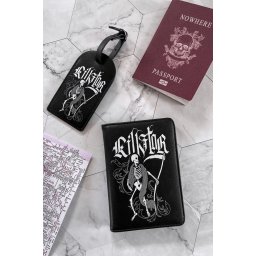 pouzdro na doklady (set) KILLSTAR - Danse Macabre - Black - KSRA008676