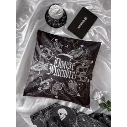 povlak na polštář KILLSTAR - Danse Macabre Double Sided - Black - KSRA008655