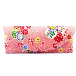 Japonské dámské pouzdro na brýle Pink III