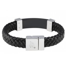 Pletený kožený náramek Zippo 45056