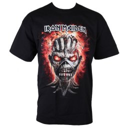 tričko pánské Iron Maiden - Eddie - Exploding Head - BLK - ROCK OFF - IMTEE51MB