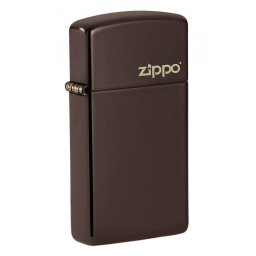 Zapalovač Zippo 26958 Slim Brown Zippo Logo