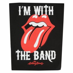nášivka velká THE ROLLING STONES - I'M WITH THE BAND - RAZAMATAZ - BP1122