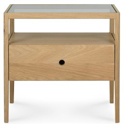 Ethnicraft designové noční stolky Spindle Bedside Table (55 x 35 cm)