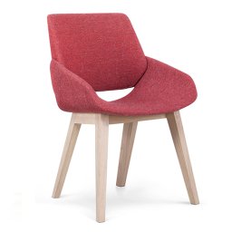 Designové židle Monk Wood Base Armchair