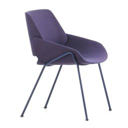 Designové židle Monk Steel Base Armchair
