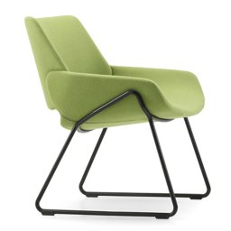 Designová křesla Monk Easy Sled Base Armchair