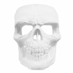 svícen (dekorace) HANDICAP - Skull - White - HNDC01