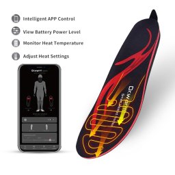 Smart Vyhřívané vložky do bot - hřejivé elektrické do 65℃ + App smartphone (iOS / Android)