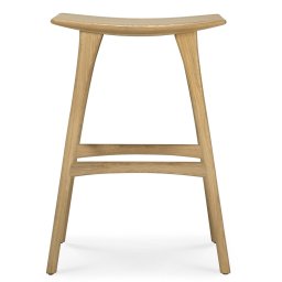 Ethnicraft designové barové židle Osso Stool (výška sedáku 77.5 cm)
