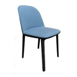 Výprodej Vitra designová židle Softshell Chair (látka světle modrá)