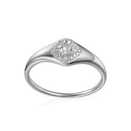 Zásnubní prsten z bílého zlata s diamanty 0.150 ct Aidene IZBR463AA