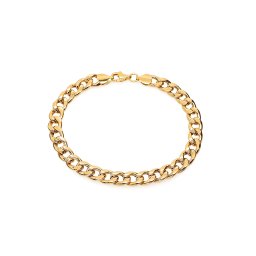 Zlatý náramek Miami Cuban 7 mm IZ24357
