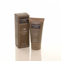 St James of London Black Pepper & Lime, krém na holení v tubě 75ml